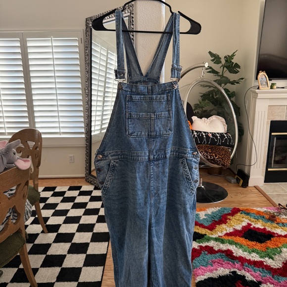 Celebrity Pink Denim Overalls - Picture 1 of 8